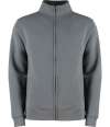 K334 KK334 Kustom Kit Sweat Jacket Dark Grey colour image